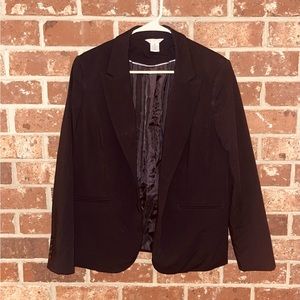 Black Liz Claiborne Blazer Suit Coat